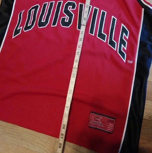 Colosseum Athletics Stitched Louisville Basketball Jersey #1 - Picture 4 of 8